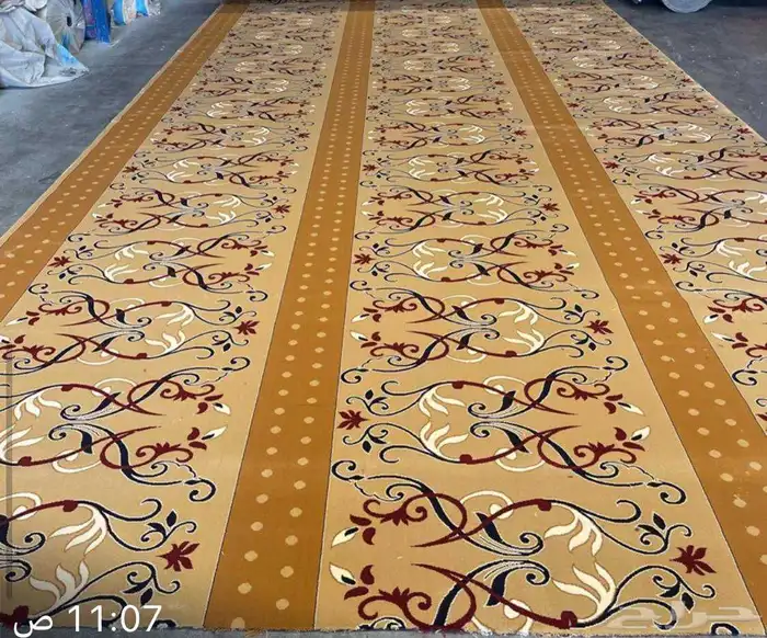 مفروشات السريع أحدث انوع الموكت الفنداقي سجاد فرشه مساجد برك 1