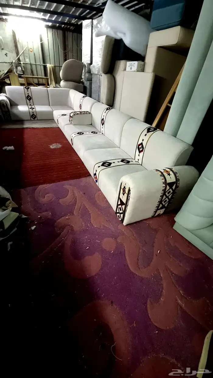 كنب الهبه تفصيل وجاهز يوجد تنجيد لجميع الكنب يوجد تقسيط تابي 31