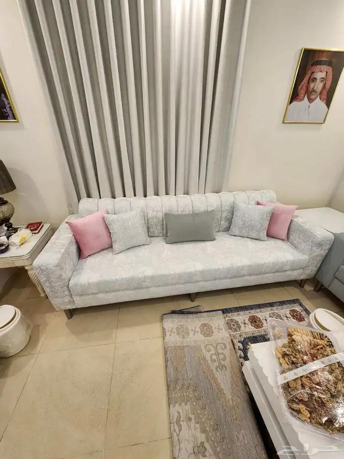 كنب الهبه تفصيل وجاهز يوجد تنجيد لجميع الكنب يوجد تقسيط تابي 34