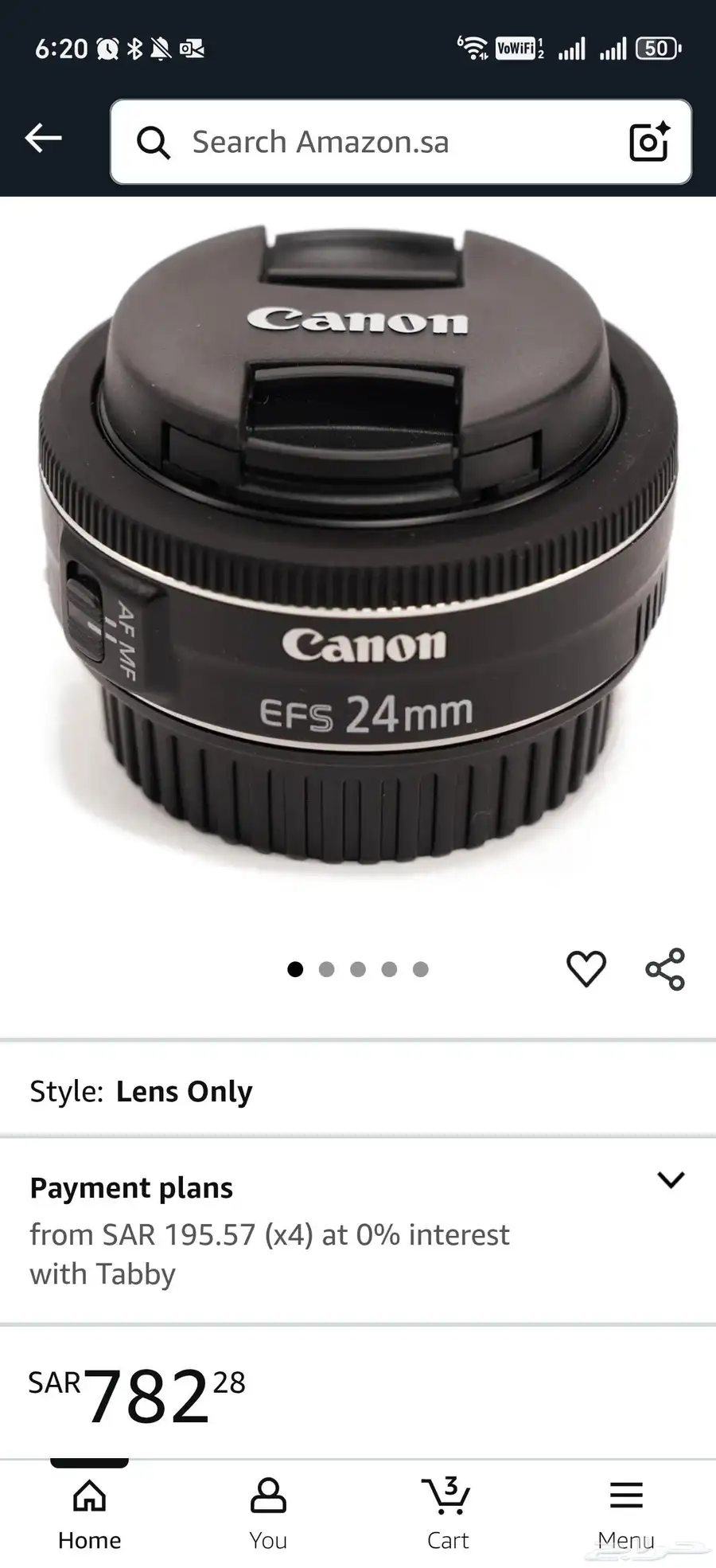 عدسات كانون أصلية للبيع (50mm و 24mm) Canon بحالة ممتازة 1