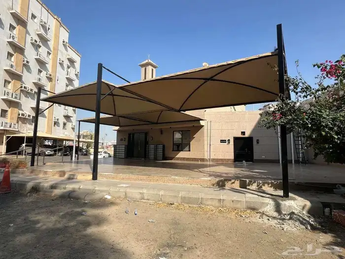 مظلات جده سواتر بيوت شعر فك مظلات تغيير قماش 4