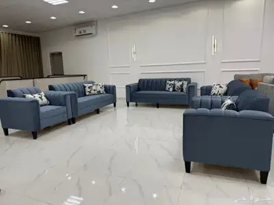 طقم كنب 11 شخص ثلاث قطع ثلاثية وقطعتين مفرد يغطي مساحة 4 5 2