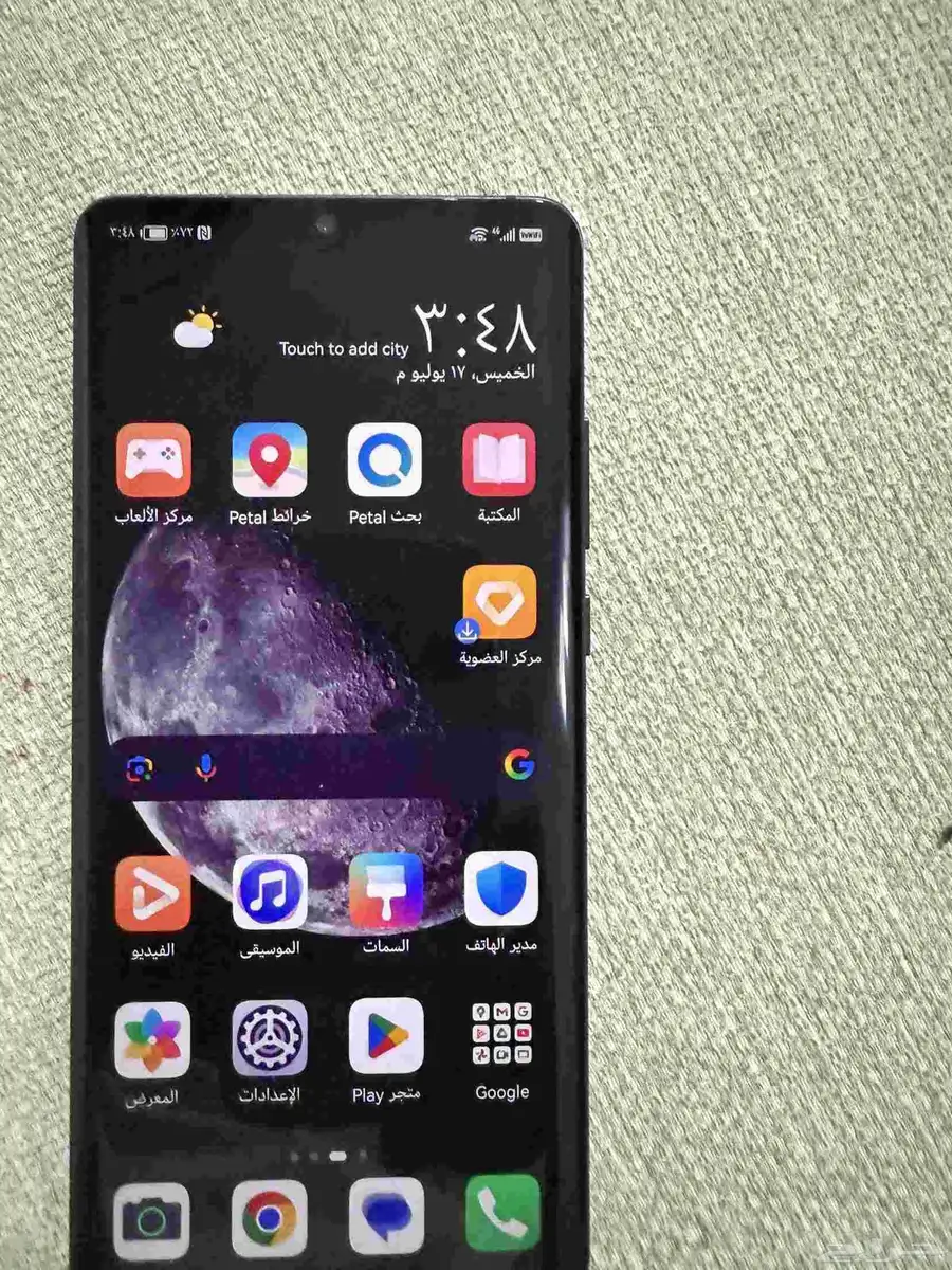جوال هواوي p30 pro في كسر في الضهر وقزازة الكاميرا 2
