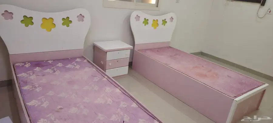 غرفت نوم اطفال مفكوكه مع دولاب 0