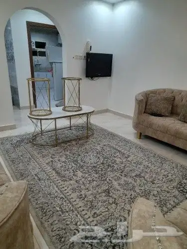 يوجد شقة أجار شهري مفروشة من إلى ونظيفة شرط الخرج حي مشرف 7