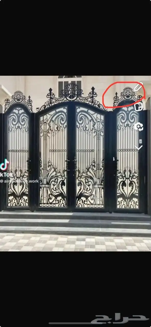 تفصيل ابواب حديد ليزر واواب صاج والمونيوم درايش ومطابودورات 3