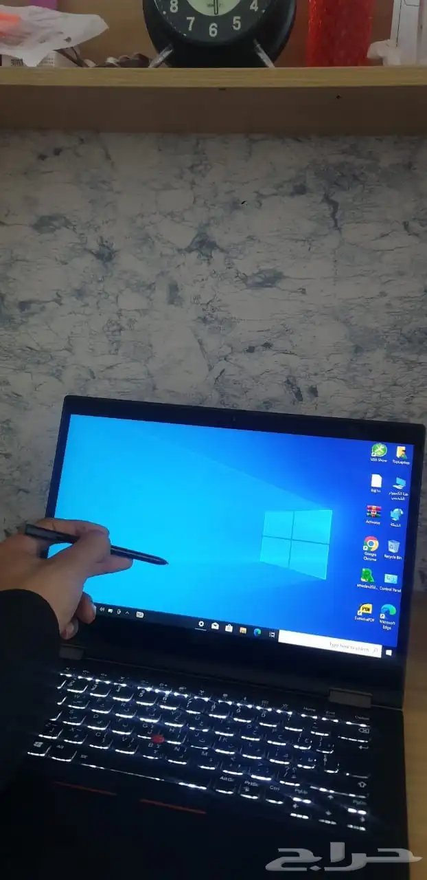 لابتوب لينوفو لمس قابل للطيء 360 درجة رام 16 معالجCi5 0