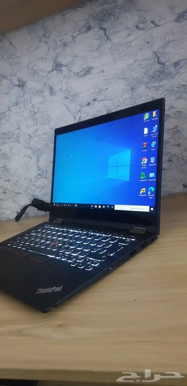 لابتوب لينوفو لمس قابل للطيء 360 درجة رام 16 معالجCi5 4