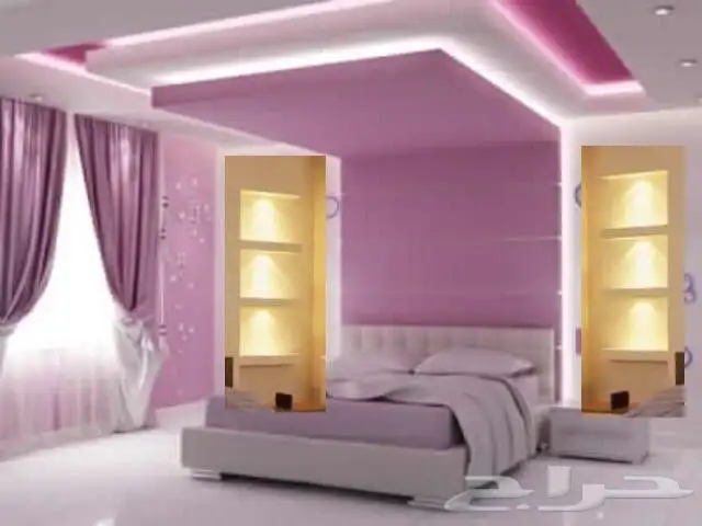 تنفيذ اعمال ديكورات داخليه جبس مبور . جبس عادي . دهانات 2