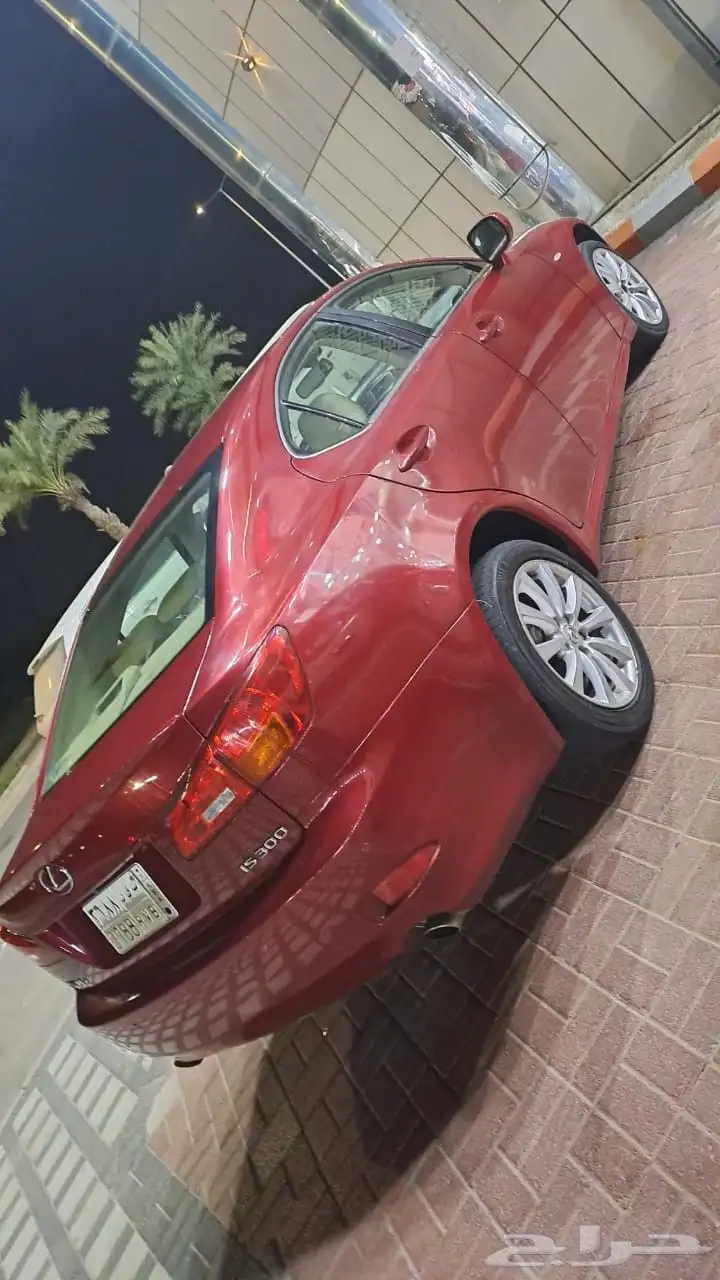 لكزس 2008 اللون احمر ممشاه 400 نظيف 3