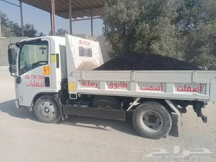 قلاب نقليات (رمل كنكري اسفلت اسمنت طابوق انترلوك)نقل خشب 0