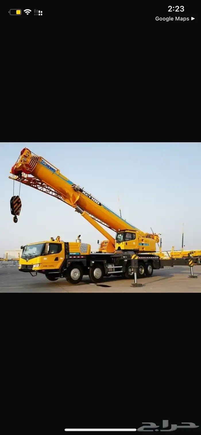 كرينات للإيجار. جميع الأحجام متوفرة. 0