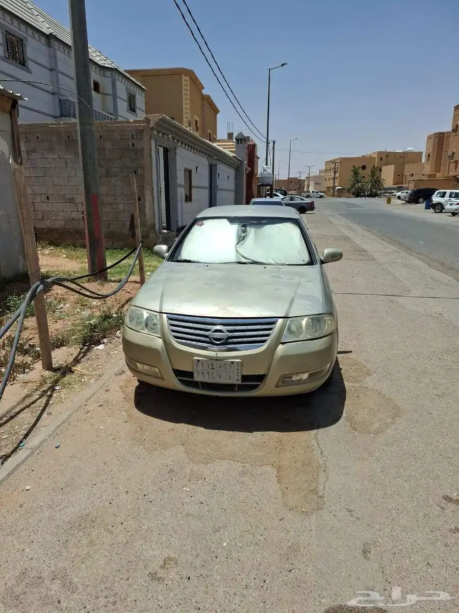 نيسان صنى 2008اوتماتك بدون اي رشوش الماكينه وجير شد بلد 2