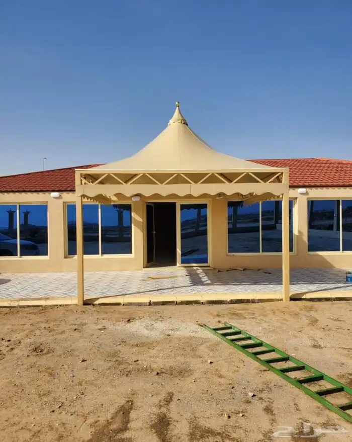 مظلات وسواتر وجميع أعمال الحداده برجولات ومواقف سيارات 5