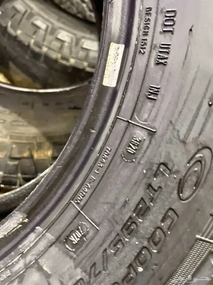 كفرات كوبر مقاس 295.70.18 تاريخ 2020 4