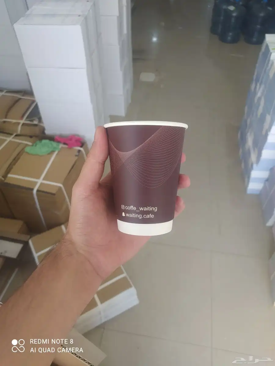 مطبعه طباعه اكواب شاهي وقهوه طباعه كاسات بلاستيك وحامل اكواب 3