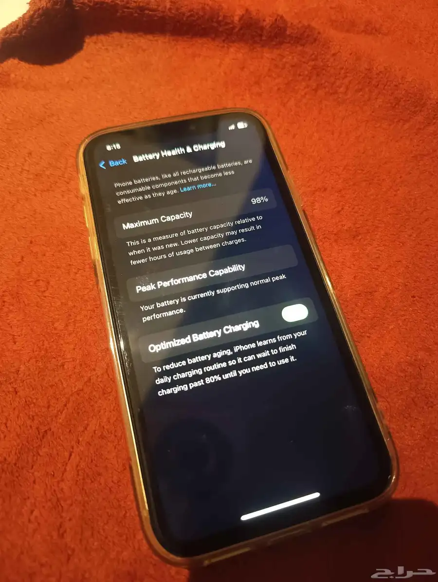 iphone XR 128 battery 98 3