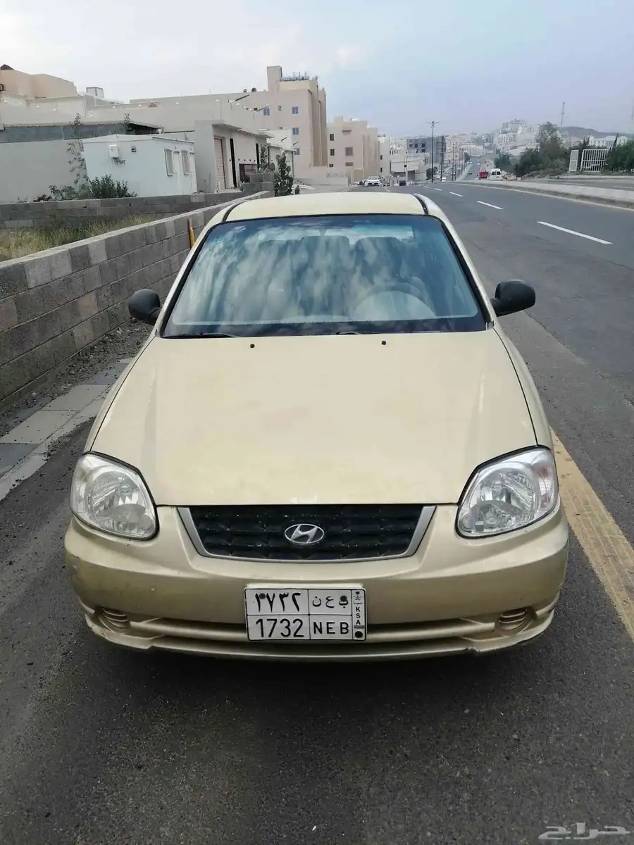 سيارة اكسنت 2003 للبيع على السوم 11