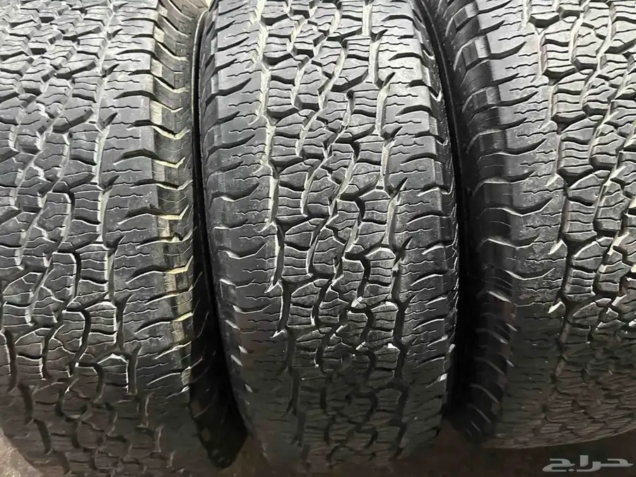 جنوط ميثود 6 مسمار مع كفرات ربع حجري بي اف مقاس 17 5