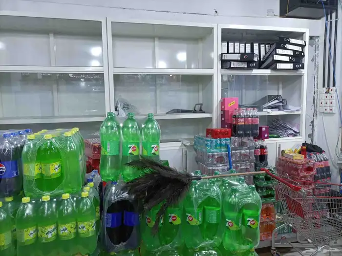 دولاب رف المنيوم طول 3.7متر ارتفاع 2.5متر للبيع 2