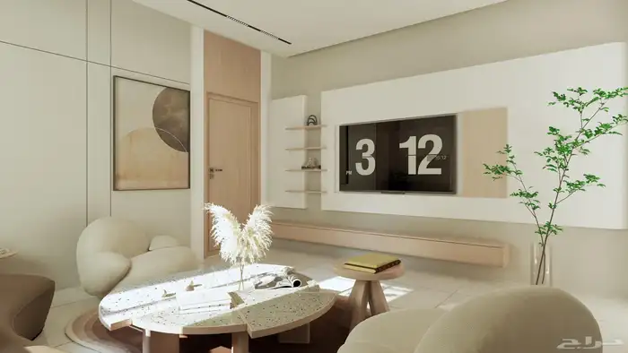 تصميم صاله معيشه 3