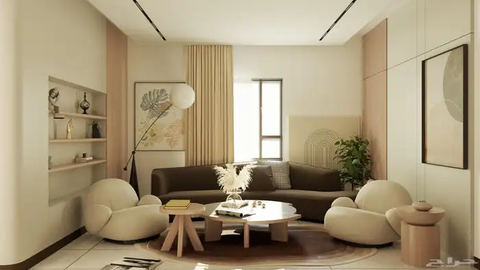 تصميم صاله معيشه 1