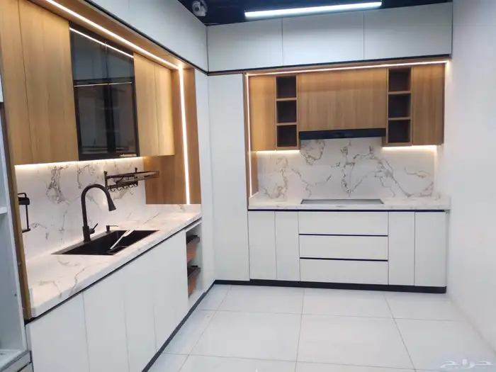 تفصيل وتصميم المطابخ الالمنيوم الحديثه 2