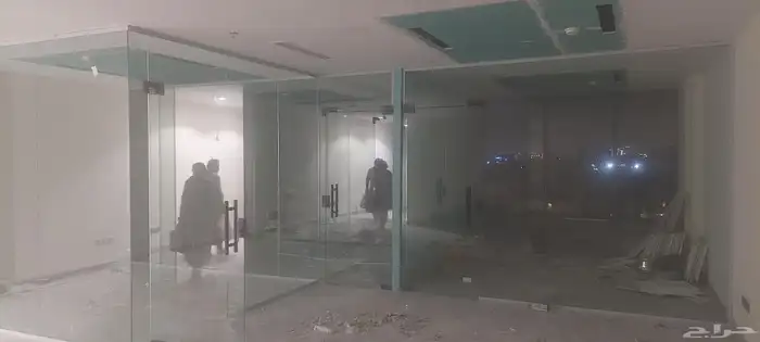 ابواب زجاج محلات  باب قزاز صيانة  باب قزاز  تفصيل باب زجاج 0