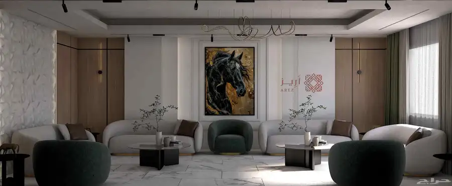 مهندس تصميم داخلي - حدائق - واجهات - فعاليات لمسة معمارية 0
