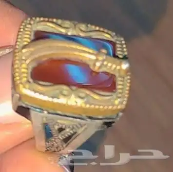 خاتم فضه 925 مزود بالنحاس 1