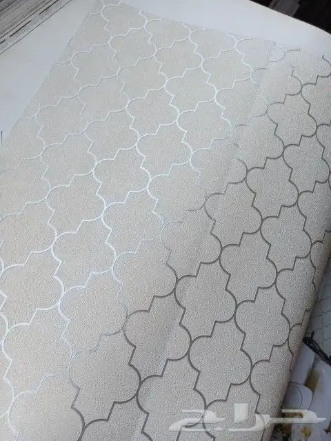 ورق جدران بأقل الاسعار الفه 150 شامل التركيب 9