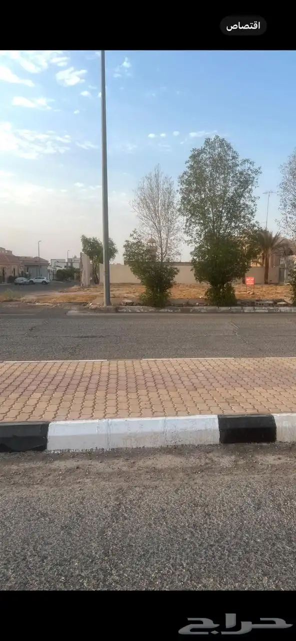 ارض للبيع على شارعين 0