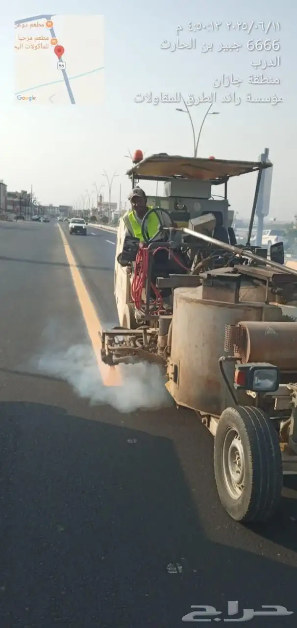 دهانات وتخطيط الطرق بكافة انواعها 1