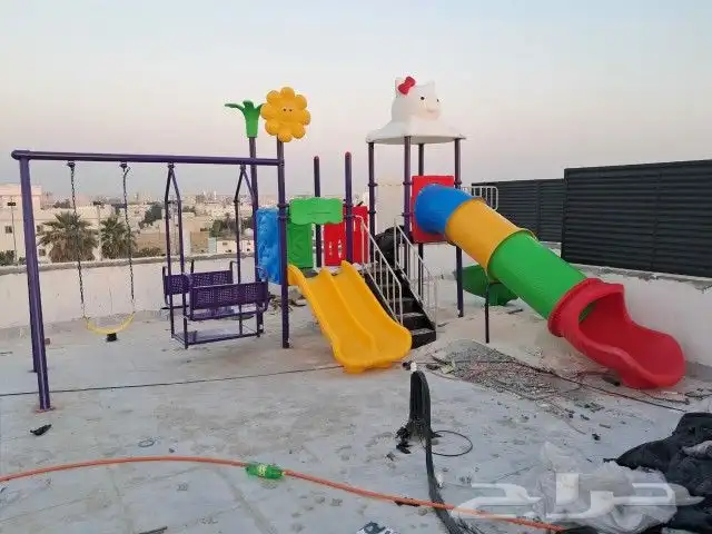 زحاليق مراجيح تتحمل حرارة الشمس جودة عاليةصحن دوار كرسي هزاز 24