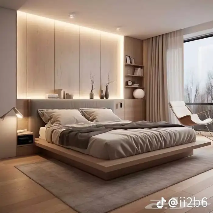 تسريحه غرف نوم ديكورات  غرف_نوم   تغيرات_بسيطه  explore  ال 2