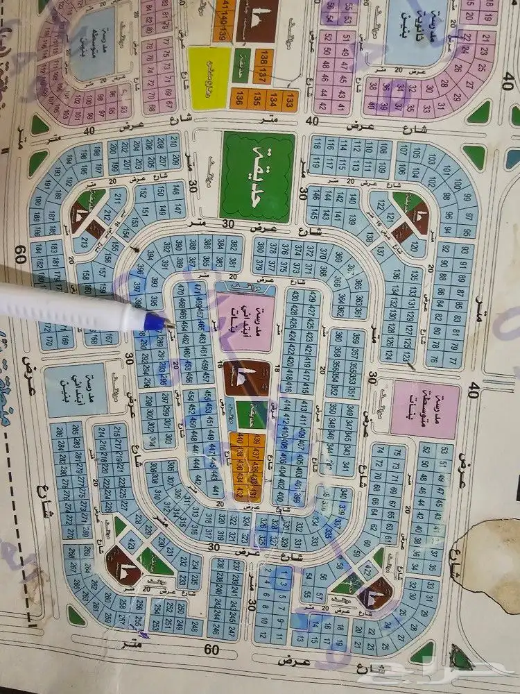للبيع نصف أرض في مخطط الكوثر حرف ا 0