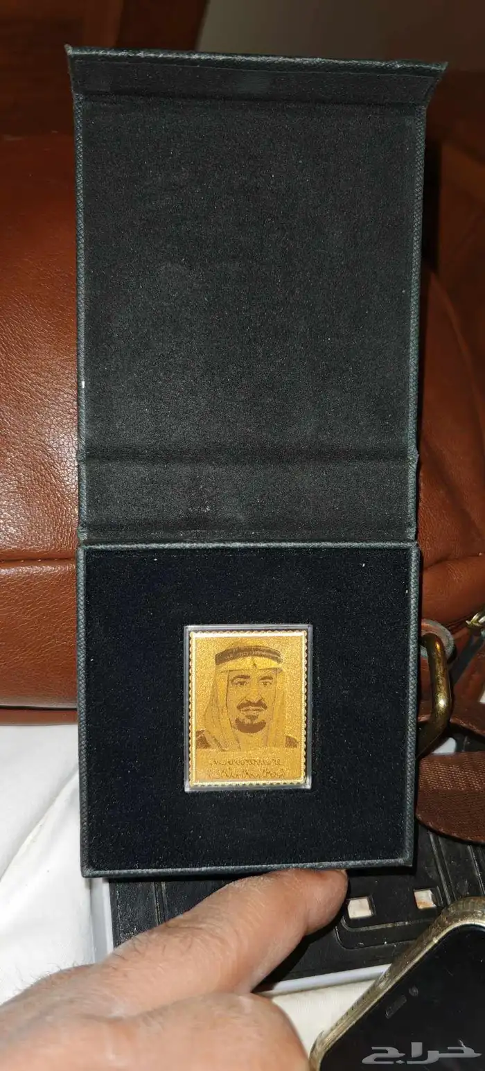 للبيع  طابع ذهبي نادر (24 قيراط) إصدار محدود من بريد ع م 3