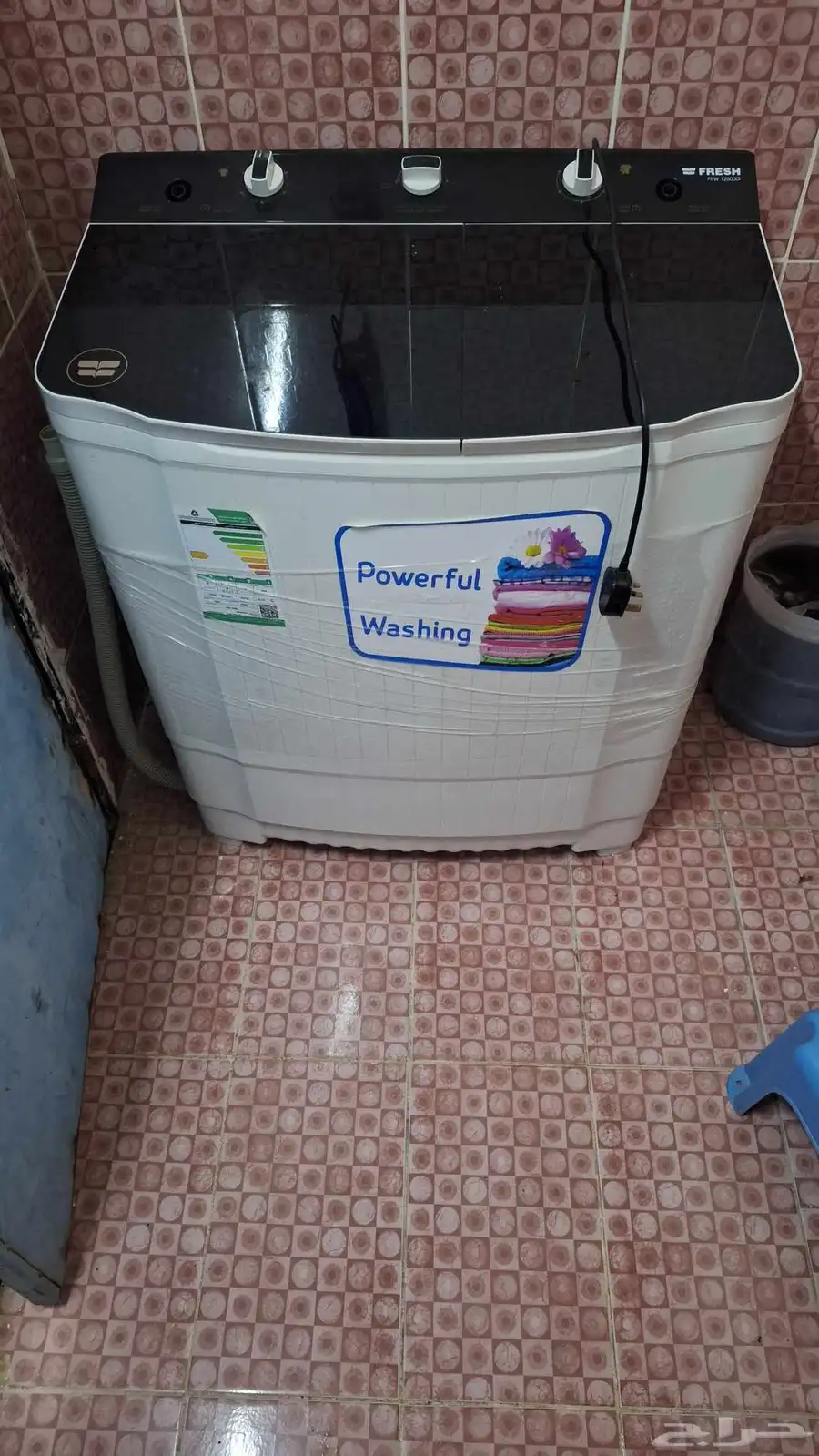غساله نصف اتوماتك 10 كيلو ماركه فرش.غساله جديده واستخدام شخ 1