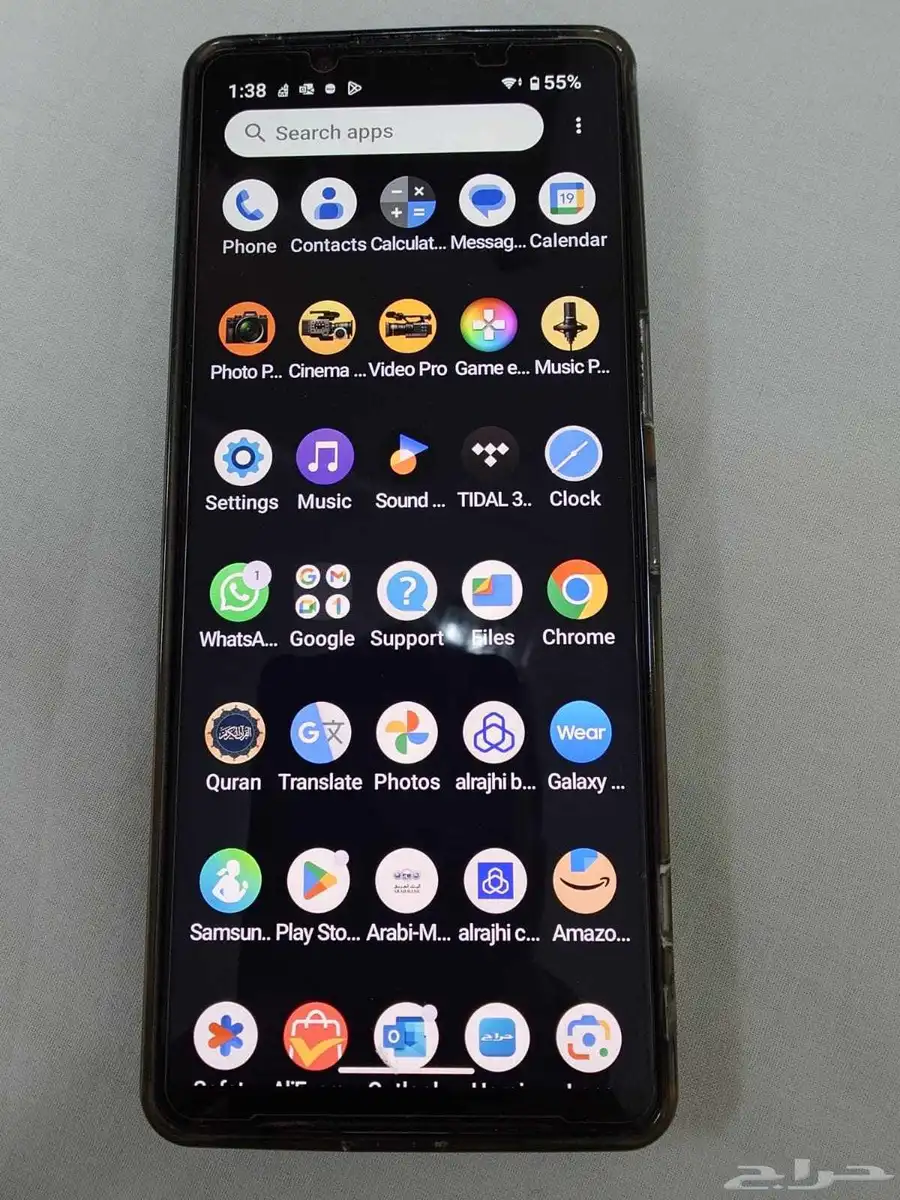 Xperia 1 IV  سوني اكسبيريا مارك 4 نظيف مع  كفر وحمايه 2