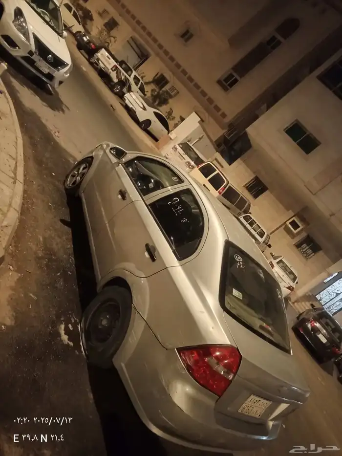شفروليه افيو موديل 2014 مفحوص مجدد السياره مثل ما هي ف الصور 3