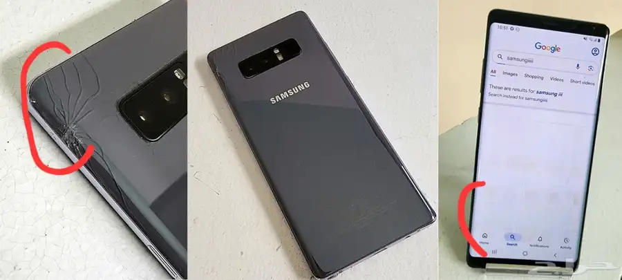 جوال Samsung Galaxy Note 8 مع ذاكرة إضافية 115 GB 3