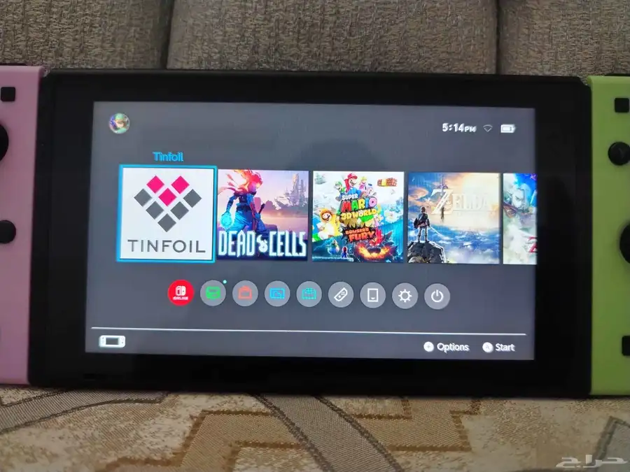نيتيندو سويتش V1 Lcd مهكر 128 قيقا 0