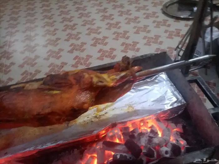 خروف مشوي على الجمر 8