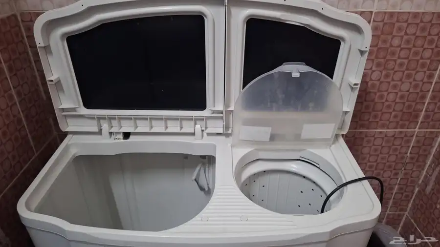 غساله نصف اتوماتك 10 كيلو ماركه فرش.غساله جديده واستخدام شخ 5