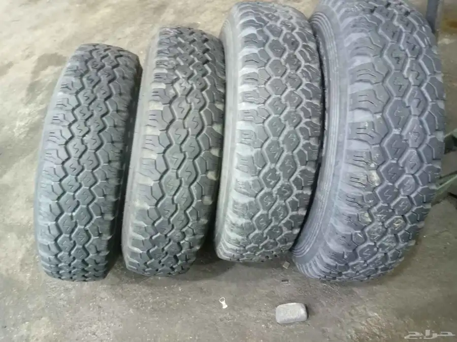 جنوط ديزل حديد مبرز جيب ربع وشاص كفرات حجري ابولبنه دلوب 16 5