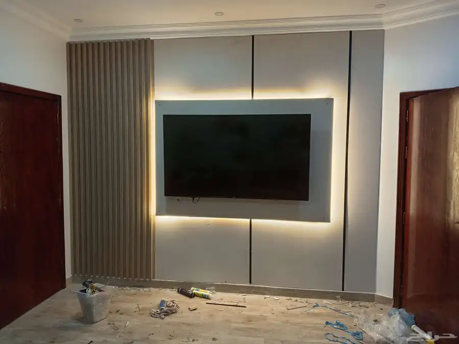 شيبورد وبدير رخام وبديل خشب خلفيه شاشه طاولات ا 1