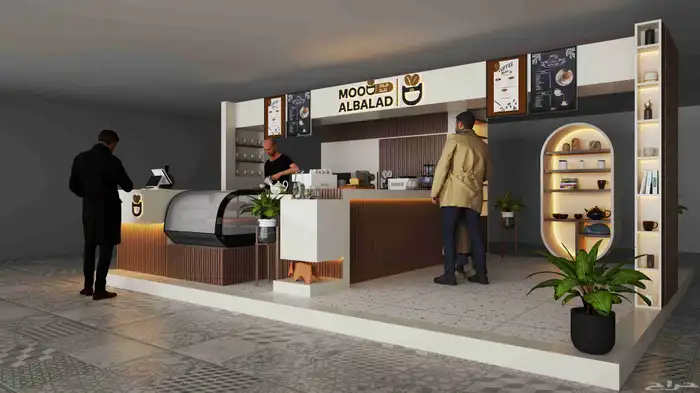 تصميم داخلي ديكور لكوفي باسلوب حديث 1