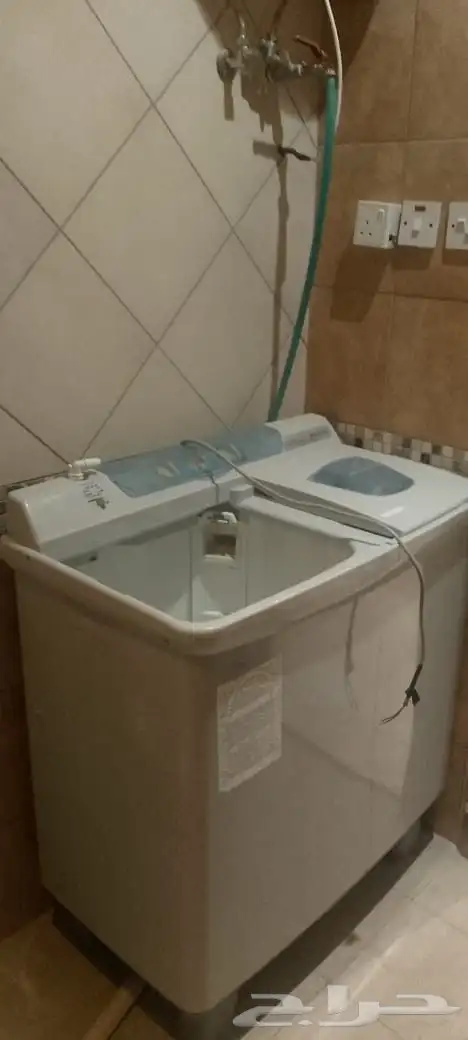 غساله حجم كبير هيتاشي مستعمله حوضين 2