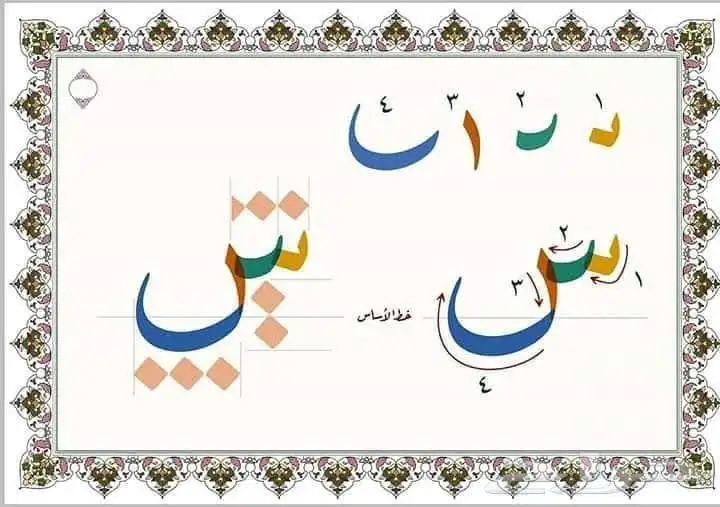 معلم ومدرب للخط العربي 8
