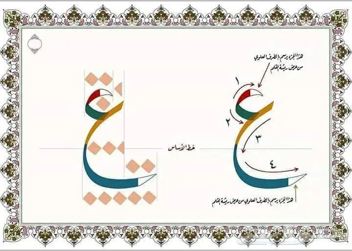 معلم ومدرب للخط العربي 9